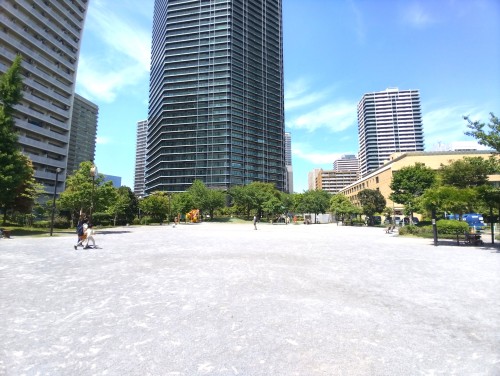 東京港区 港南和楽公園 ～品川港南でほっと休める公園～