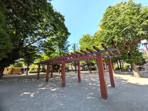 東京 目黒区立田向公園 ～桜並木と木漏れ日に癒やされる、碑文谷の静かな憩いの公園～