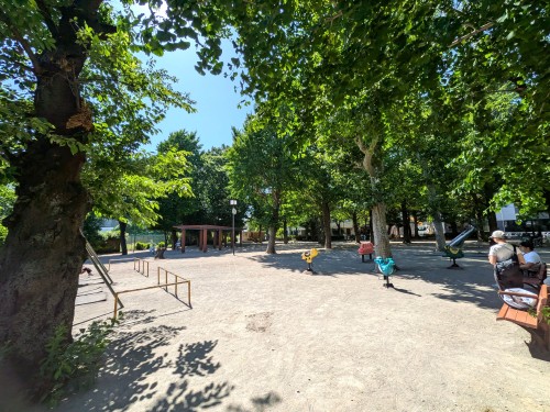東京 目黒区立田向公園 ～桜並木と木漏れ日に癒やされる、碑文谷の静かな憩いの公園～