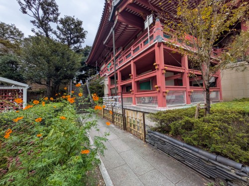 目黒区 目黒不動尊 瀧泉寺 ～朱色の本堂と豊かな緑が織りなす風景。江戸から続く信仰と歴史を感じる目黒不動尊～